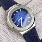 Best Quality Patek Philippe Nautilus Power Reserve Watches SS Blue Dial_th.jpg